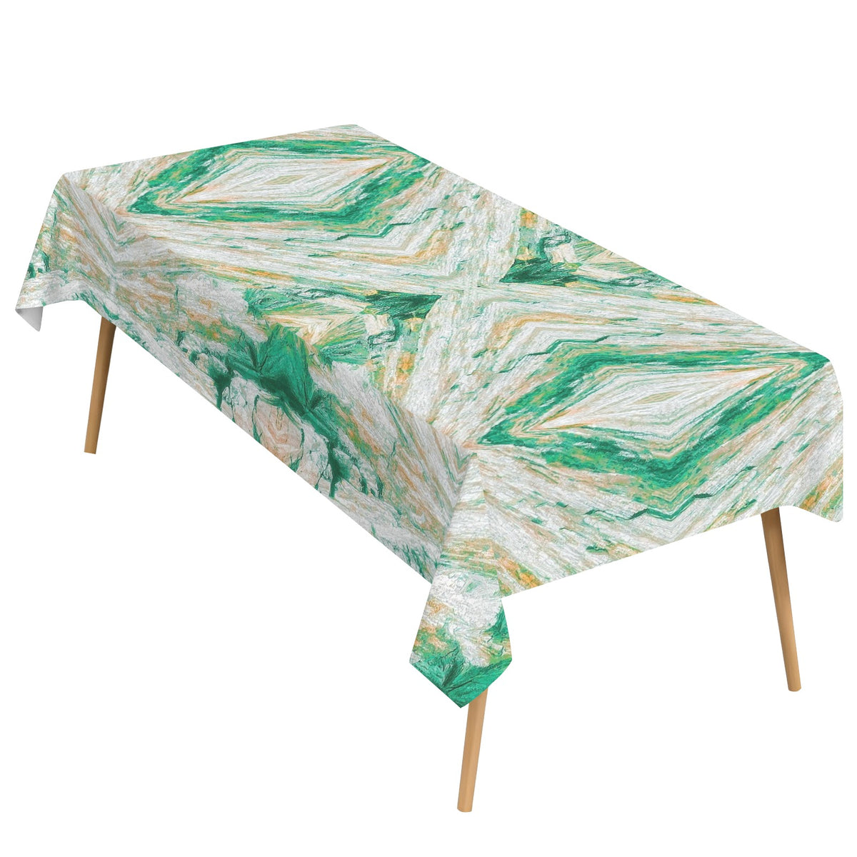 Tablecloth: Malachite — Blue Wing Mine, Granville County, North Carolina — Original Color