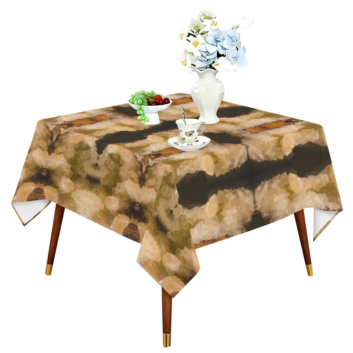 Tablecloth: Adamite — Ojuela Mine, Mexico — EX Lawrence Conklin — Original Color