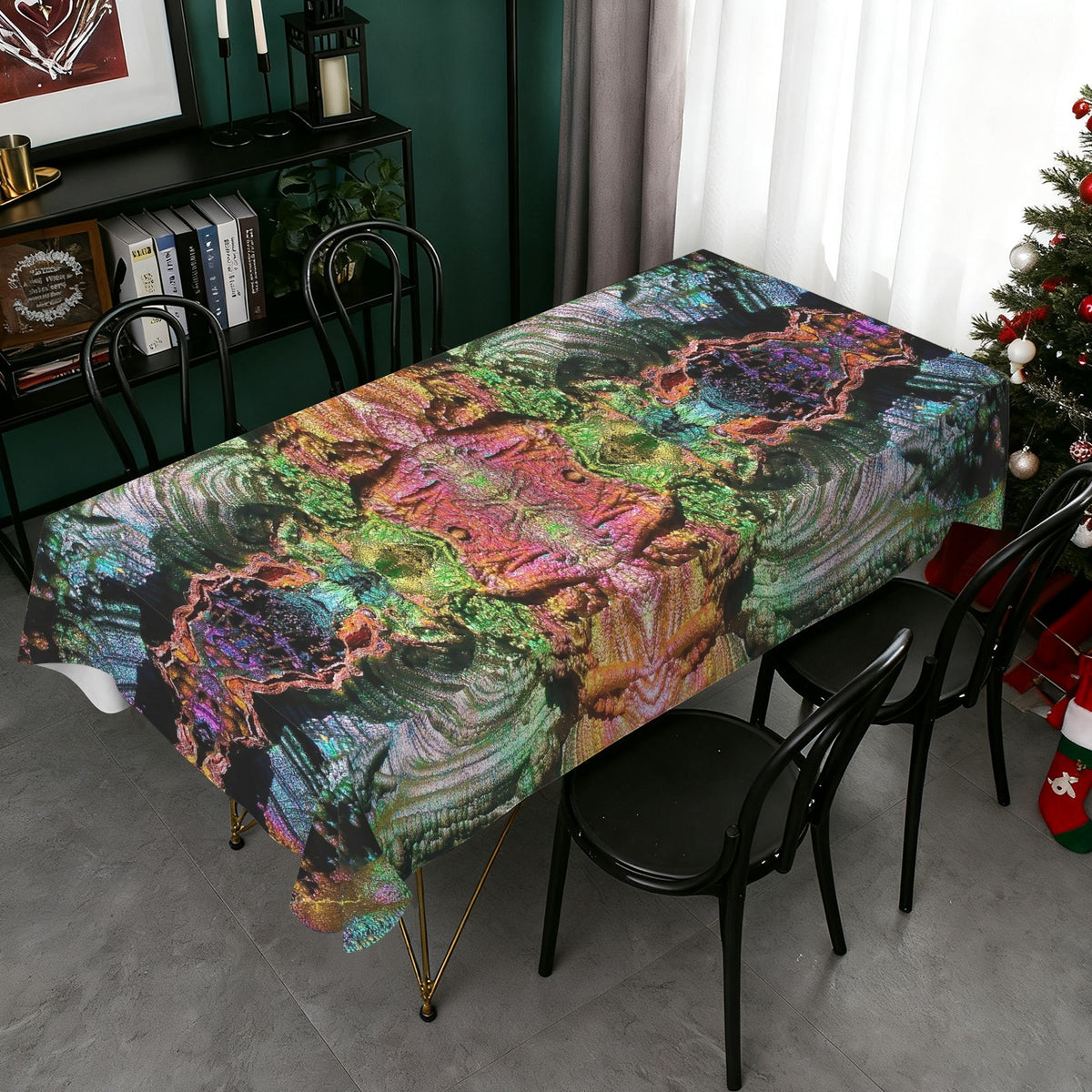Tablecloth: Turgite, Iridescent Hematite, — Graves Mountain, Georgia, USA — EX Robert Plant — Original Color