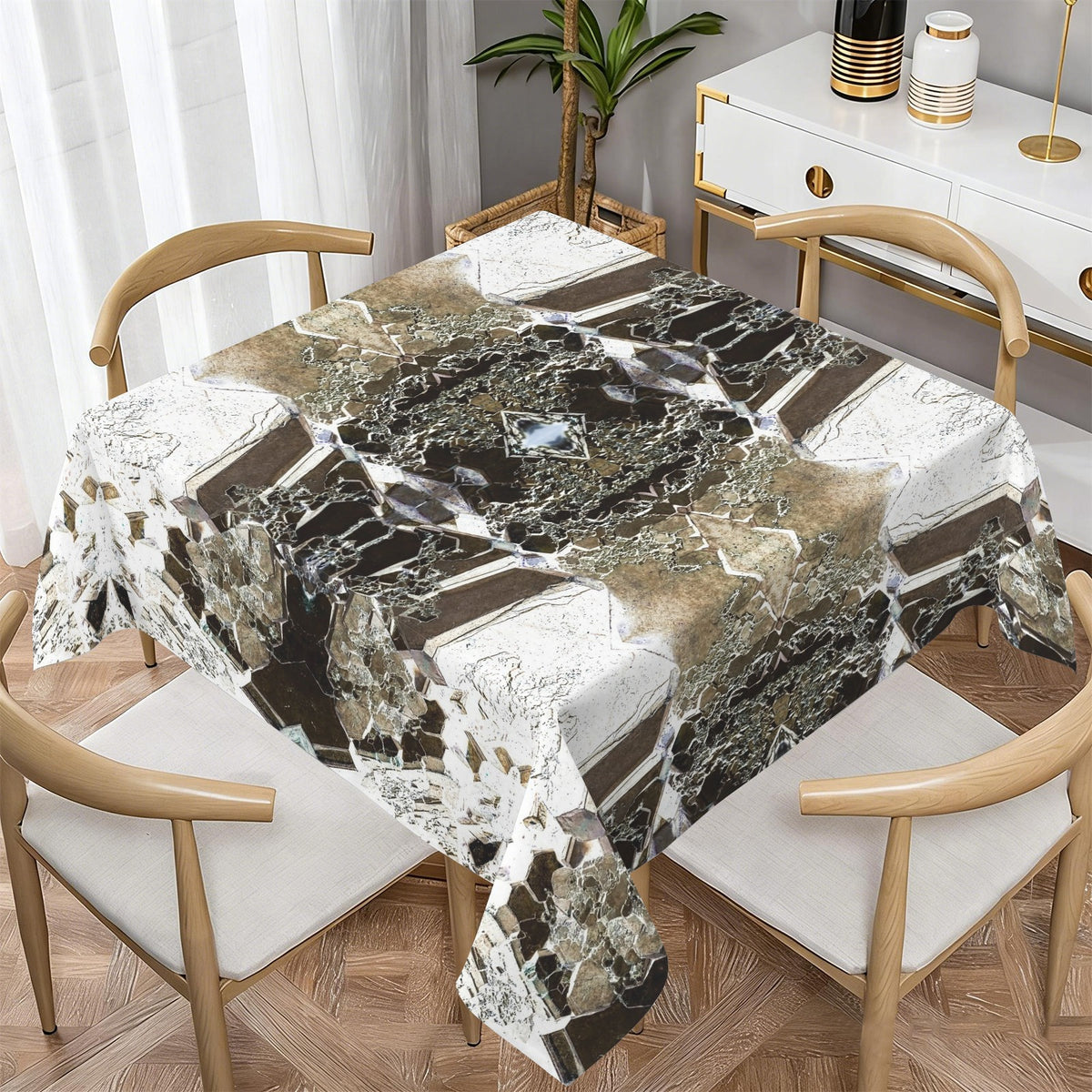 Tablecloth: Cuprite — Rubtsovskiy Mine, Krai, Russia — Inverted Color