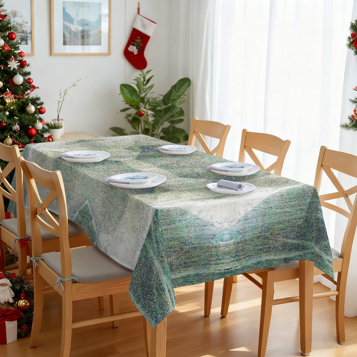 Tablecloth: Quartz, with Chlorite — Montgomery County, North Carolina, USA — Original Color