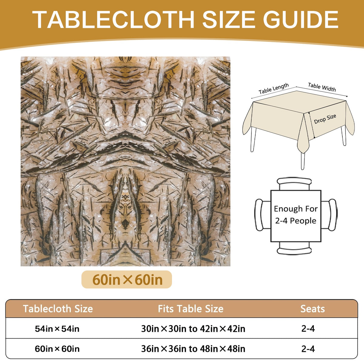 Tablecloth: Goethite, on Calcite — South Africa — Original Color