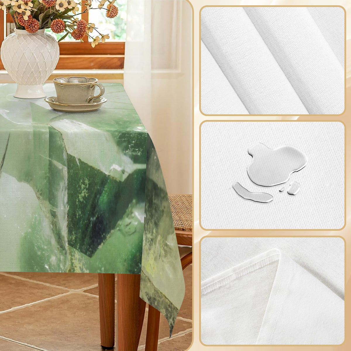 Tablecloth: Quartz, with Chlorite — Montgomery County — Original Color