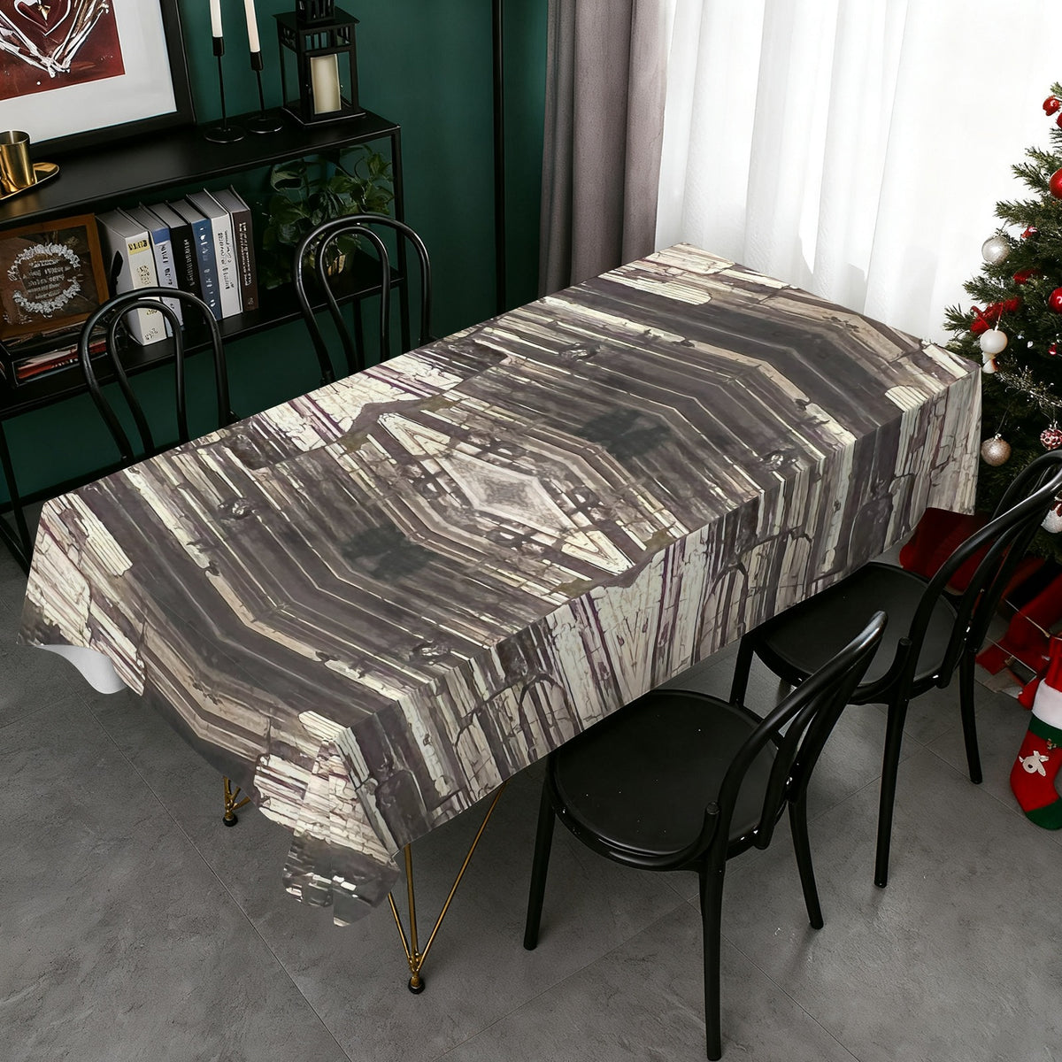 Tablecloth: Ferberite — Panasqueira Mines, Portugal — Original Color