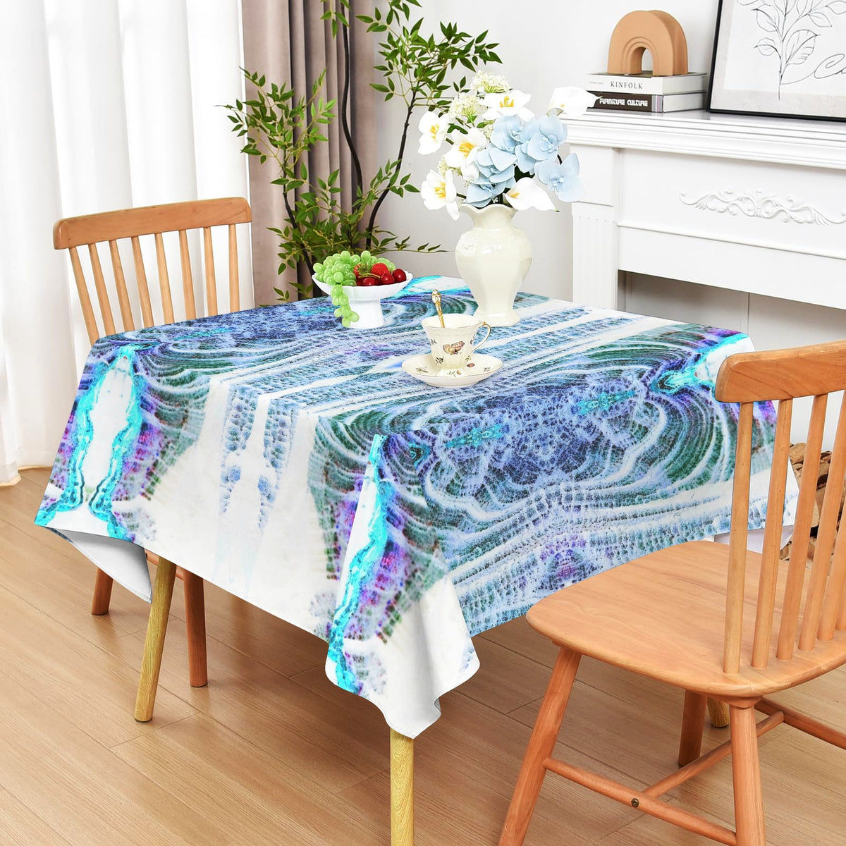 Tablecloth: Turgite . iridescent Hematite — Graves Mountain, Georgia — EX Robert Plant — Inverted Color