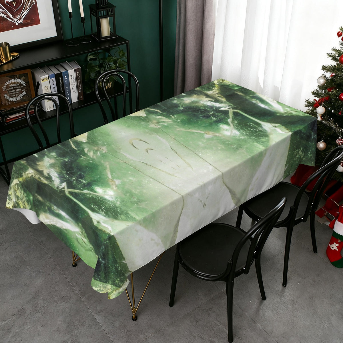 Tablecloth: Quartz, with Chlorite — Montgomery County, North Carolina, USA — Original Color