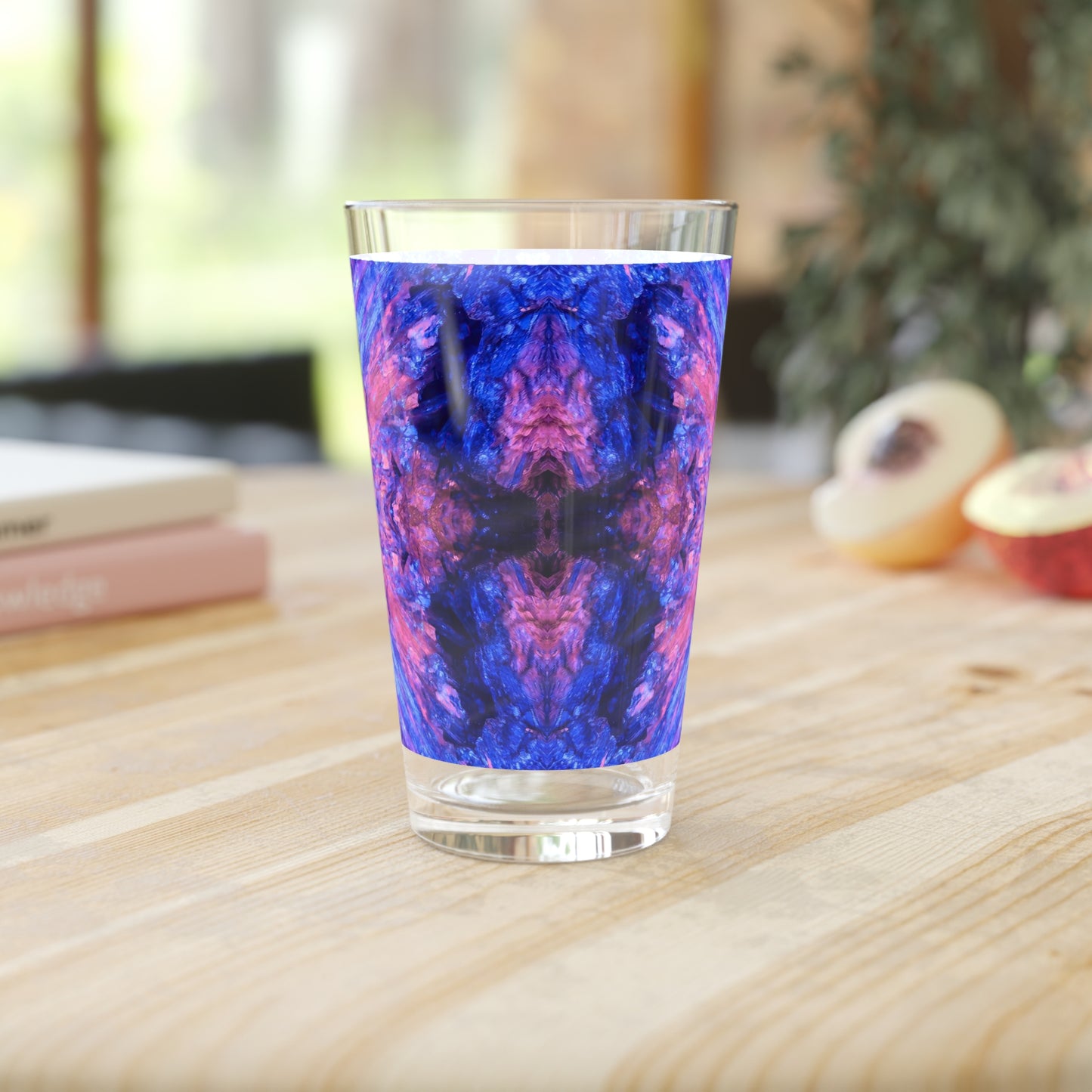 Pint Glass, 16oz Kyanite Fluorescent