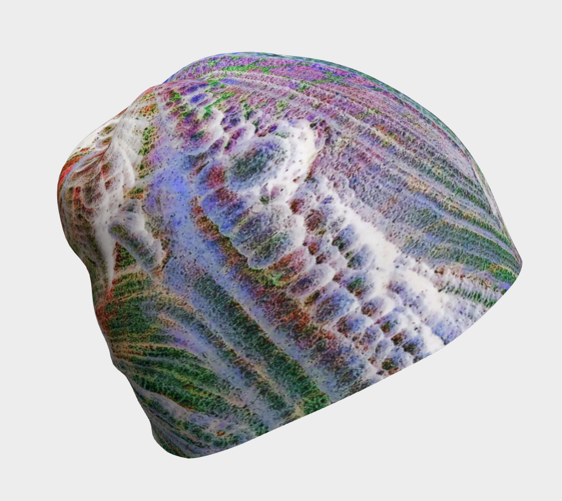 Beanie: Hematite, Iridescent, Graves Mt, , Georgia, USA, Inverted Color