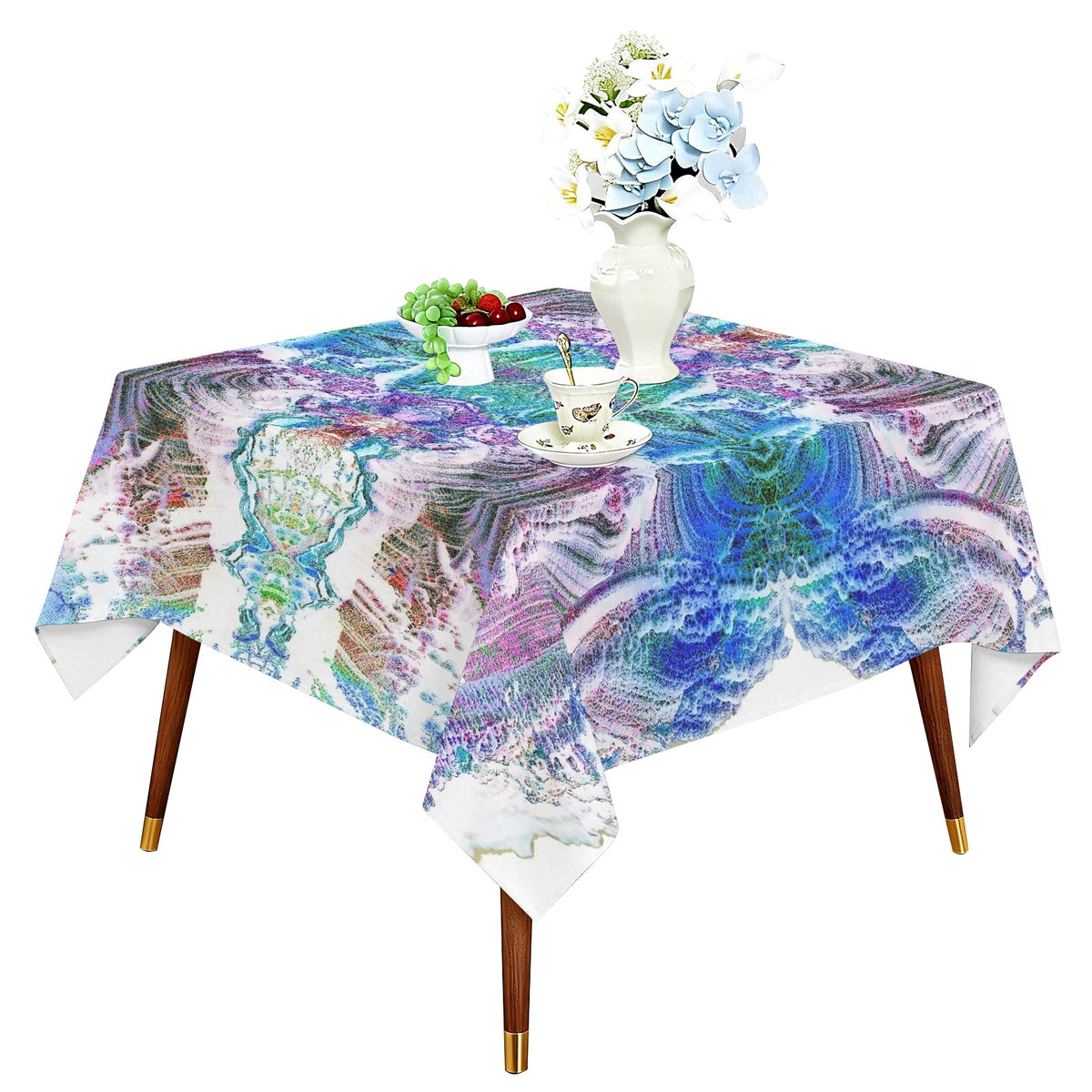 Tablecloth: Turgite, Iridescent Hematite, — Graves Mountain, Georgia, USA — EX Robert Plant — Inverted Color
