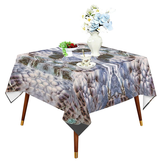 Tablecloth: Hematite, Botryoidal — New Mexico, USA — Inverted Color