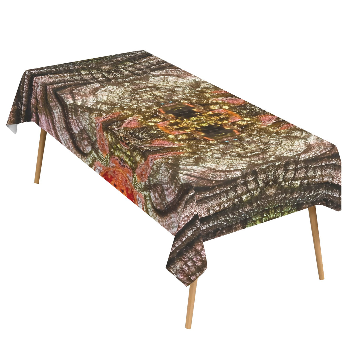 Tablecloth: Turgite, Iridescent Hematite, — Graves Mountain, Georgia, USA — EX Robert Plant — Original Color