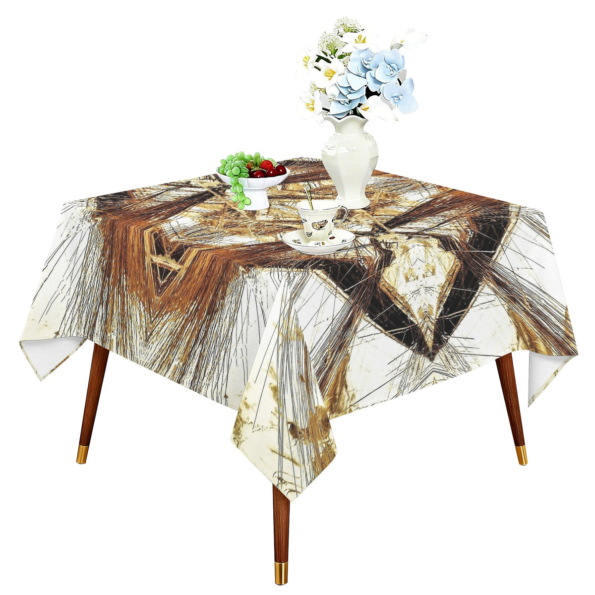 Tablecloth: Rutile, Rutilated Quartz — Alexander, North Carolina, — Original Color