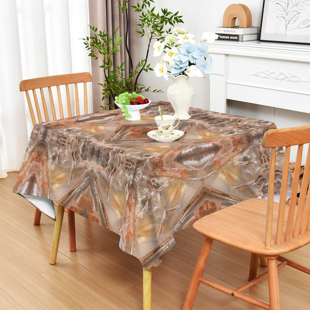 Tablecloth: Quartz, Mud Included — Cleveland, North Carolina — EX Crystal Perfection — Original Color