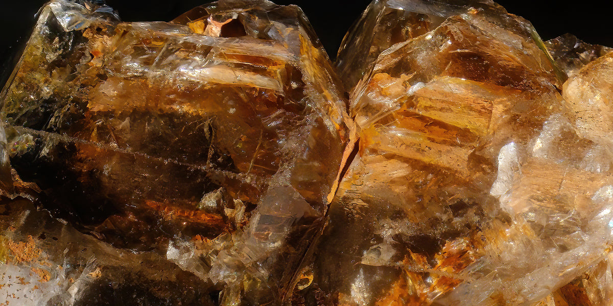 Tablecloth: Quartz, Smoky — Alexander County, North Carolina, USA — Original Color