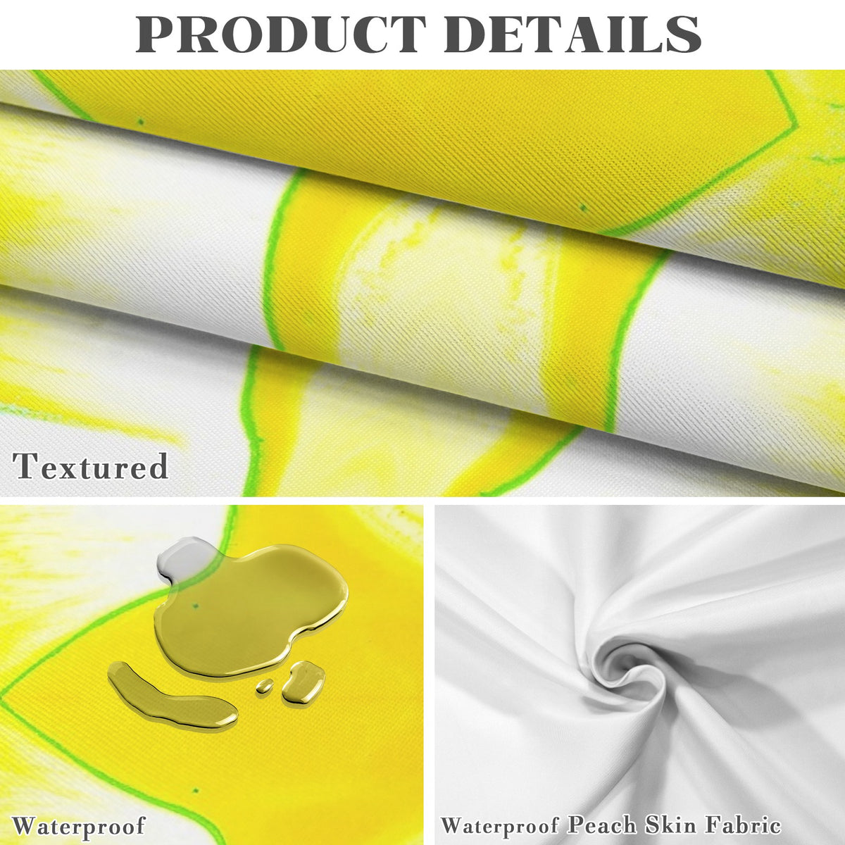 Tablecloth: A Color (Hansa Yellow) and D color (Pthalo Green) Dispersing in Croom Acrylic House Paint — North Carolina
