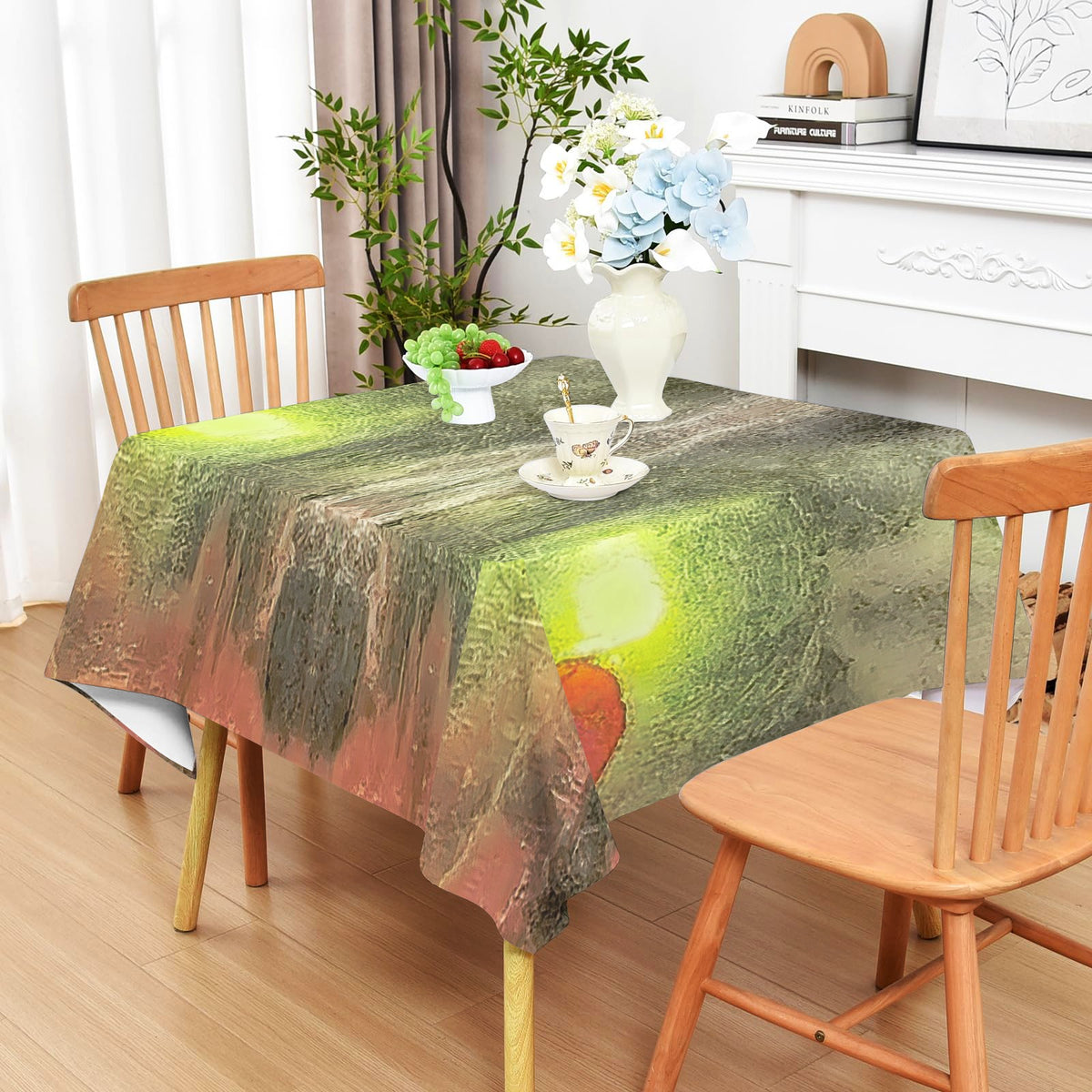 Tablecloth: Muscovite, with Garnet — Spruce Pine, Mitchell County, USA — Inverted Color