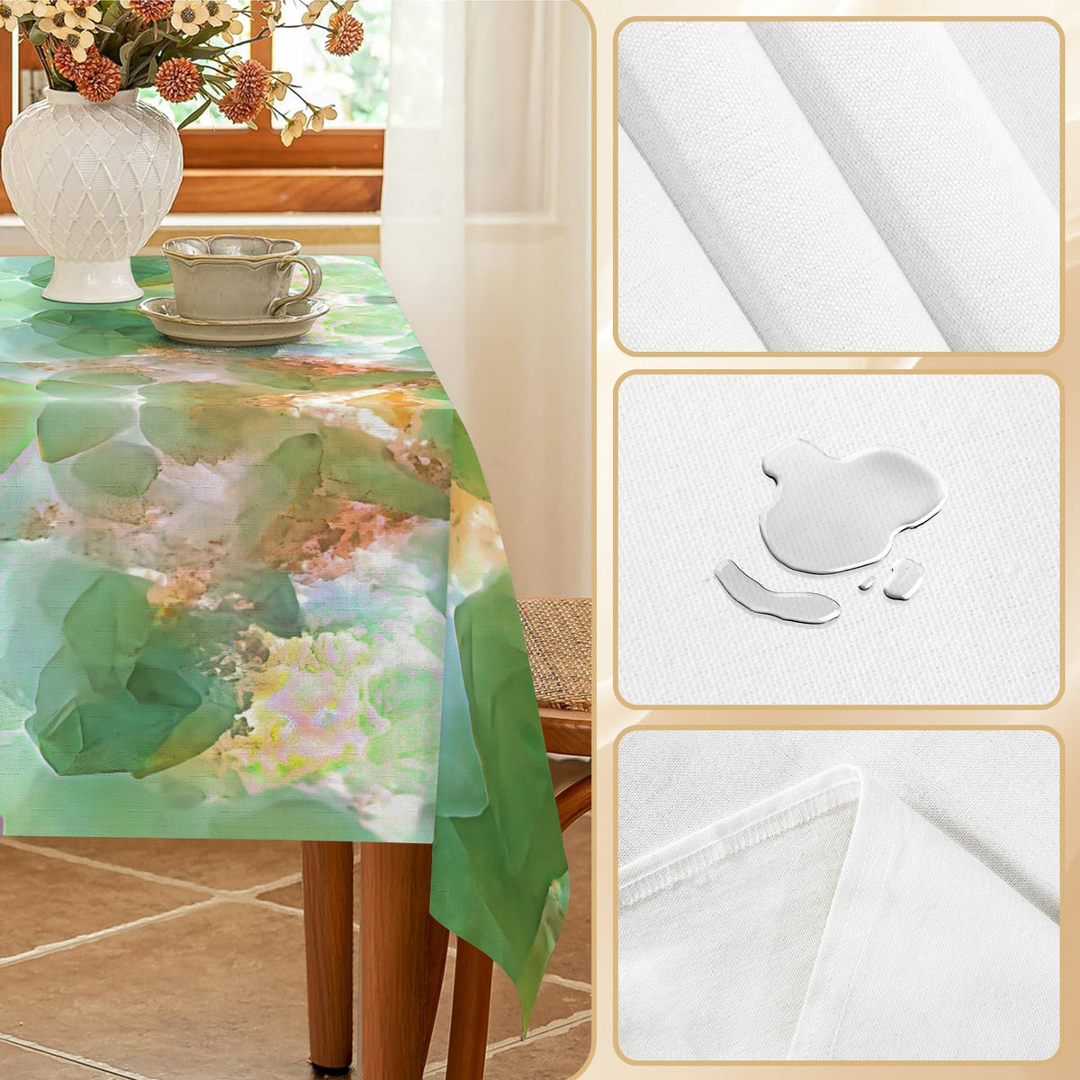 Tablecloth: Calcite — Moncure, Chatham, North Carolina, USA — Inverted Fluorescent Color