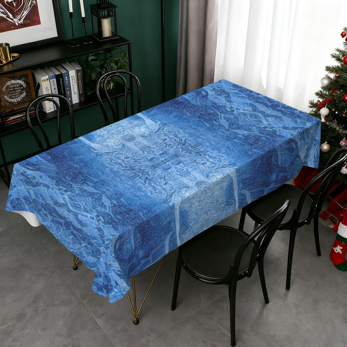 Tablecloth: Quartz, Smoky — Hiddenite, Alexander County, North Carolina, USA — Inverted Color