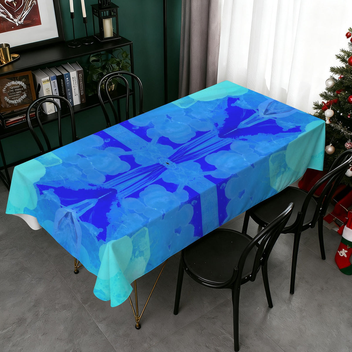 Mimetite on WulTablecloth: Mimetite, on Wulfenite — San Francisco Mine, Mexico — EX Chris Wright — Inverted Colorenite San Francisco Mine 9200x9200 invert Rectangular Tablecloth 102" x 60"  | Ships from USA