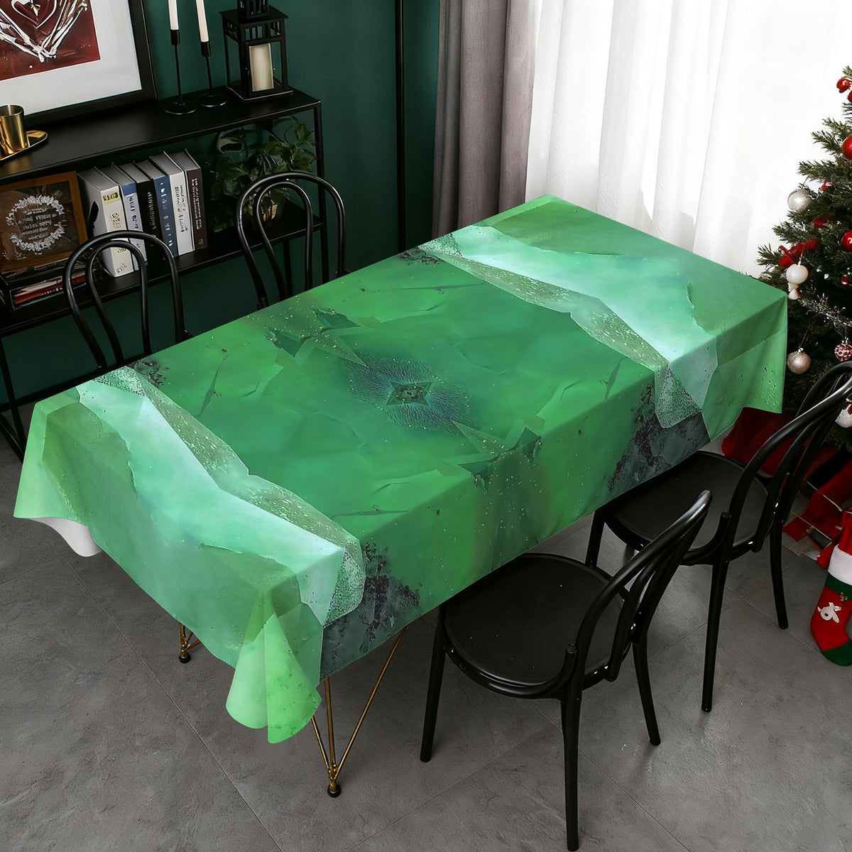 Tablecloth: Quartz, Amethyst — Reel Mine, Iron Station, Union County, North Carolina, USA — EX Mary Edith Sigmon — Inverted Color