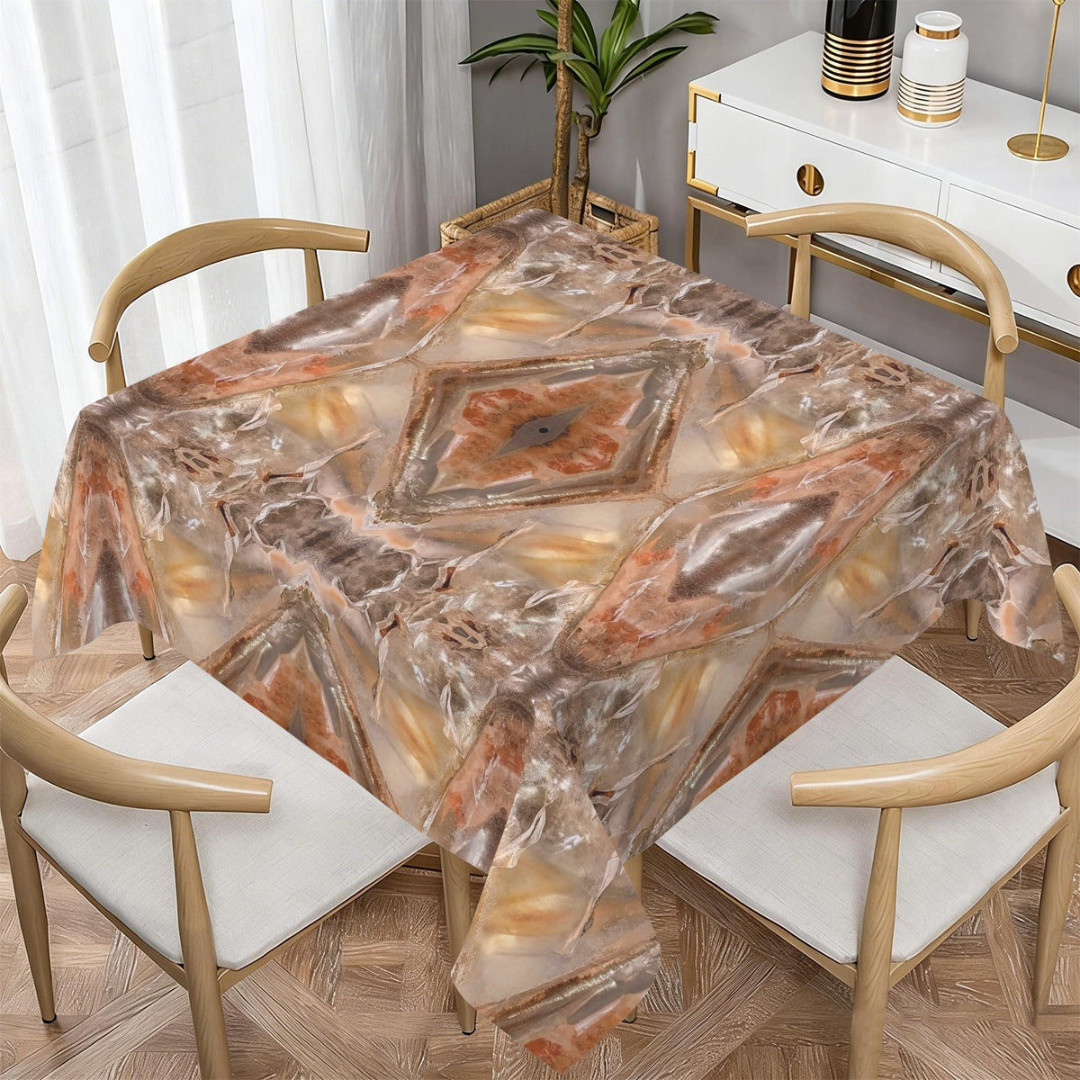 Tablecloth: Quartz, Mud Included — Cleveland, North Carolina — EX Crystal Perfection — Original Color