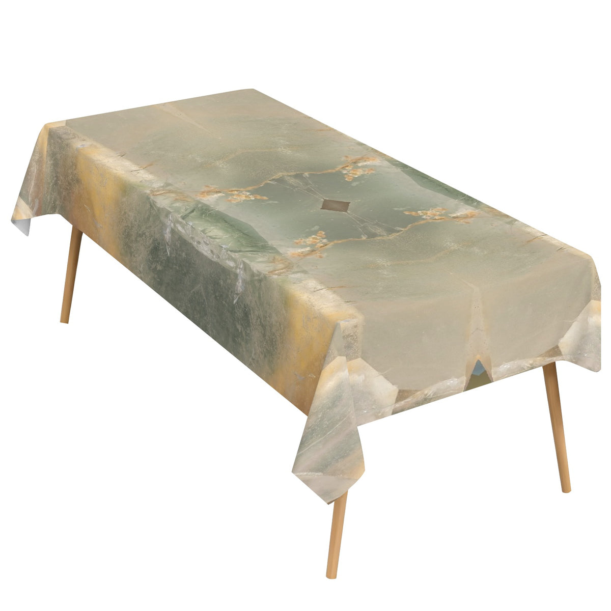 Tablecloth: Quartz, with Chlorite — Montgomery County, North Carolina, USA — Original Color
