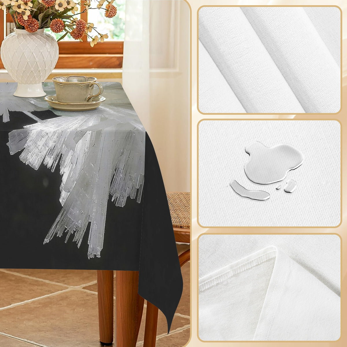 Tablecloth: Scolecite — India — Original Color