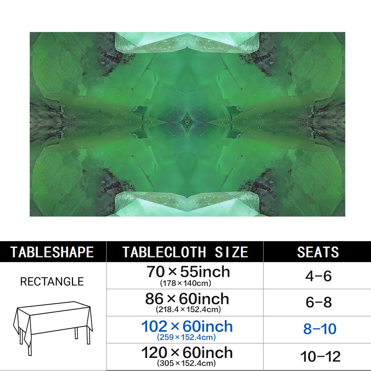 Tablecloth: Quartz, Amethyst — Reel Mine, Iron Station, Union County, North Carolina, USA — EX Mary Edith Sigmon — Inverted Color