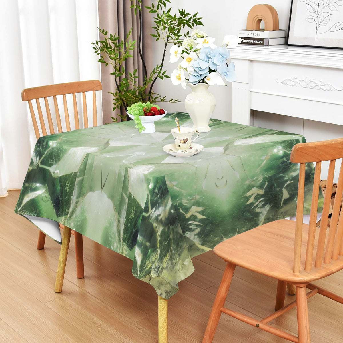 Tablecloth: Quartz, with Chlorite — Montgomery Couty, North Carolina — Original Color