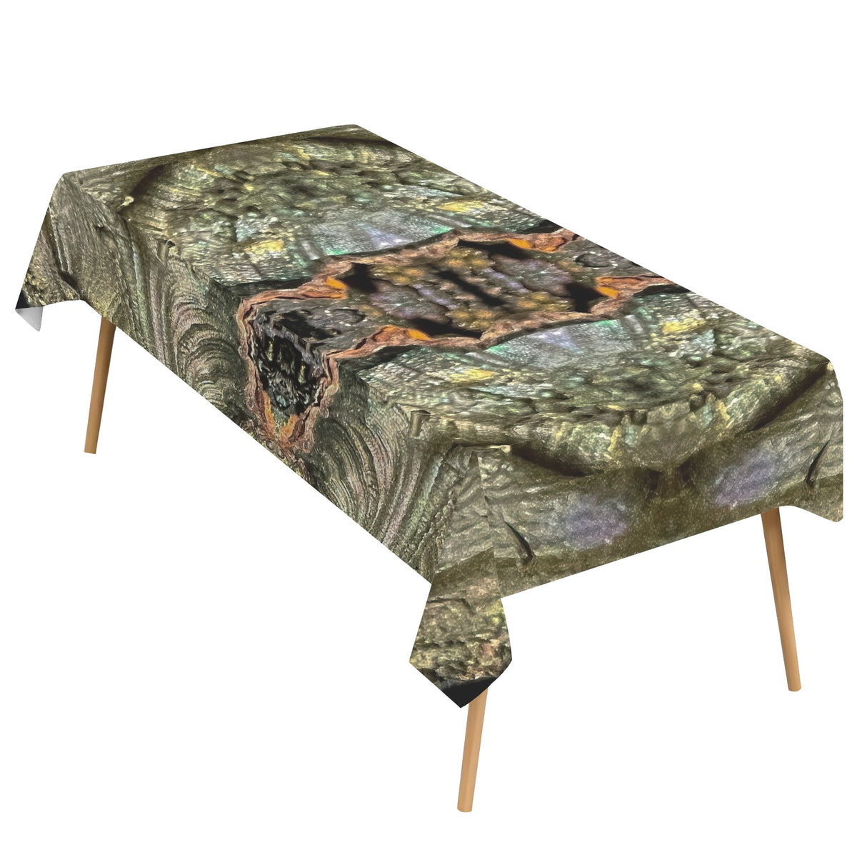 Tablecloth: Turgite, Iridescent Hematite, — Graves Mountain, Georgia, USA — EX Robert Plant — Original Color