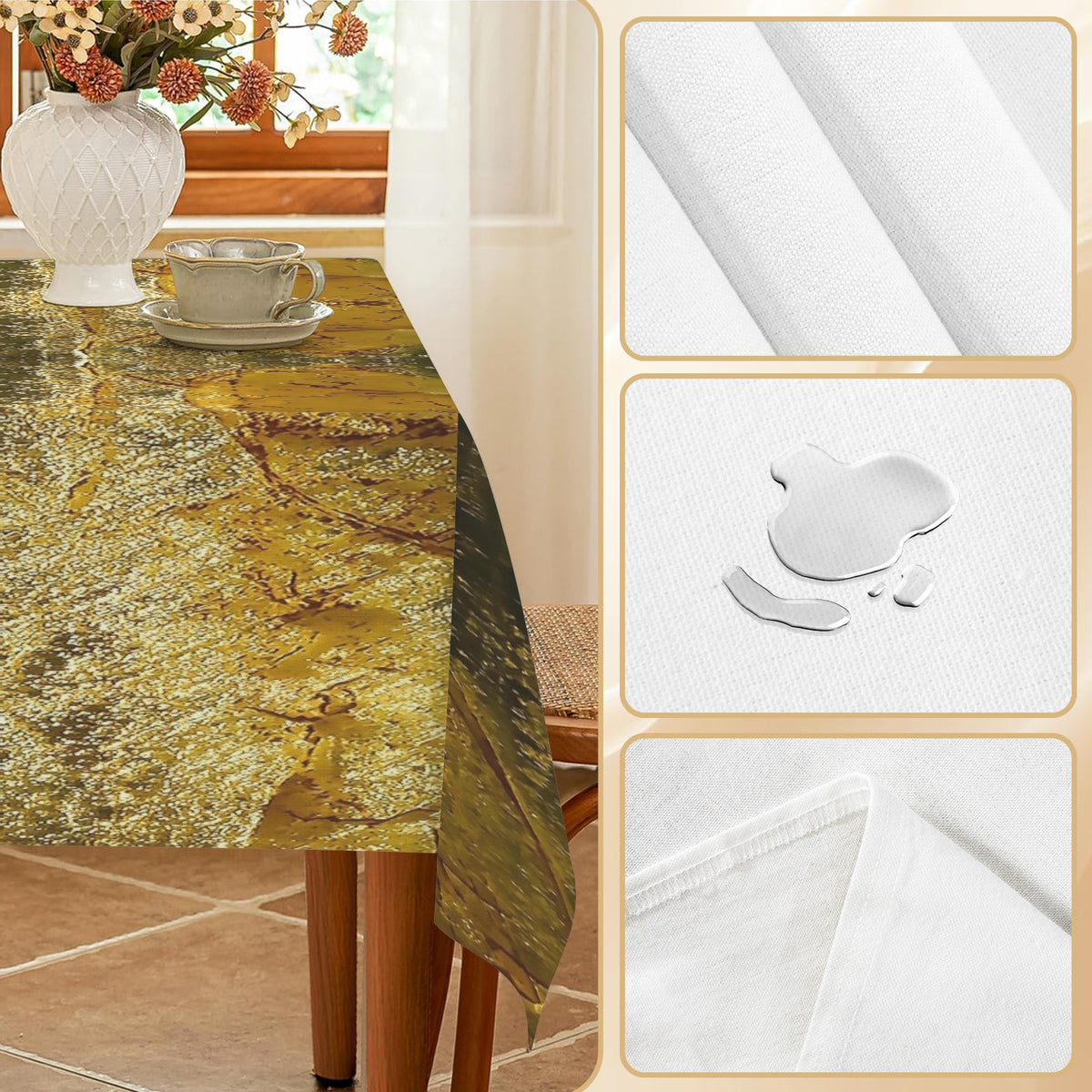 Tablecloth: Quartz, Smoky — Alexander County, North Carolina, USA — Original Color