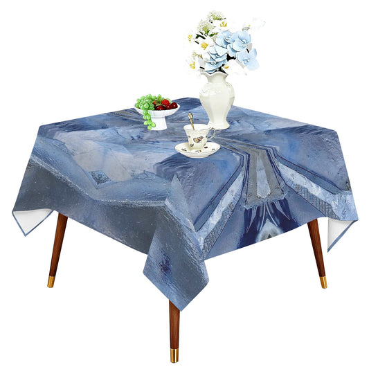 Tablecloth: Calcite — Sokolovskoe Iron Mine, Rudny, Kostanay Region, Kazakhstan — Inverted Color