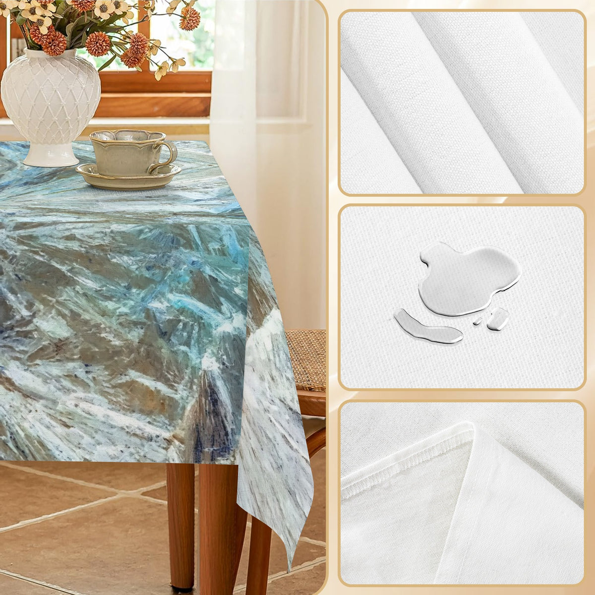 Tablecloth: Goethite — Africa — Inverted Color