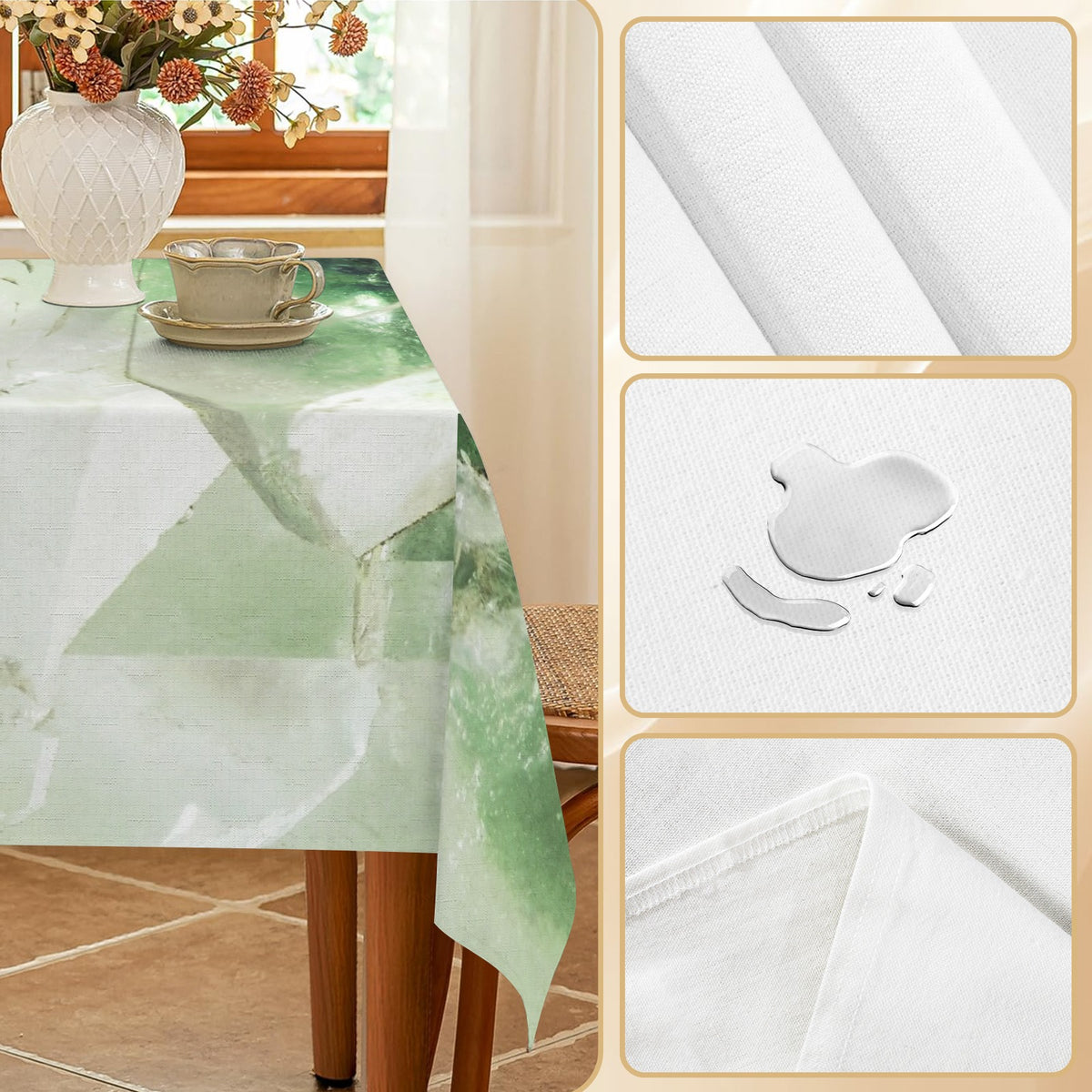 Tablecloth: Quartz, with Chlorite — Montgomery County, North Carolina, USA — Original Color