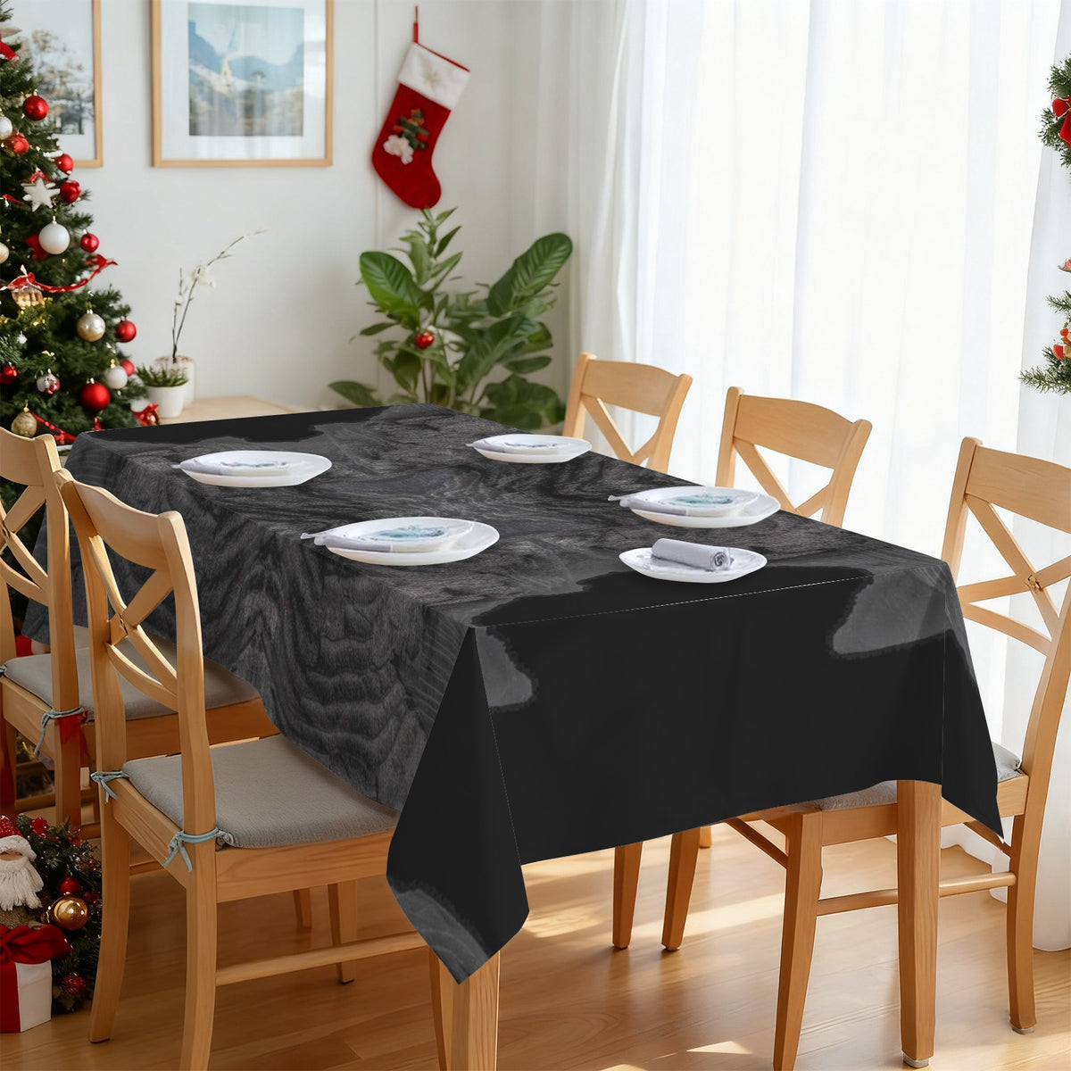 Tablecloth: Charcoal — Washington — Original Color