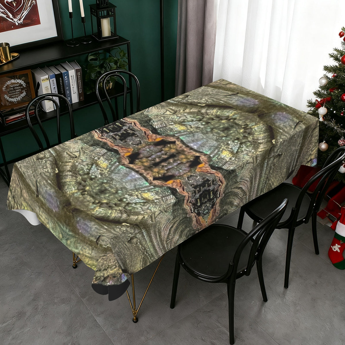 Tablecloth: Turgite, Iridescent Hematite, — Graves Mountain, Georgia, USA — EX Robert Plant — Original Color