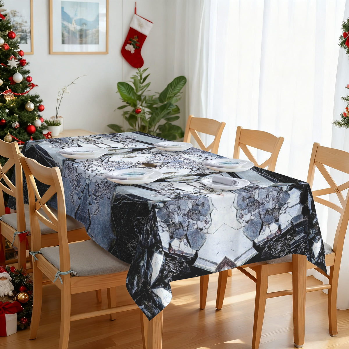 Tablecloth: Cuprite — Rubtsovskiy Mine, Krai, Russia — Inverted Color