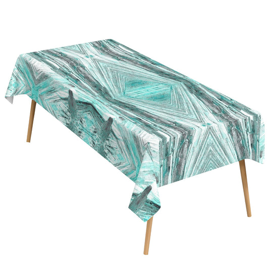 Tablecloth: Goethite — Teller County, Colorado, USA — EX Brian Kosnar — Colorized AQUA