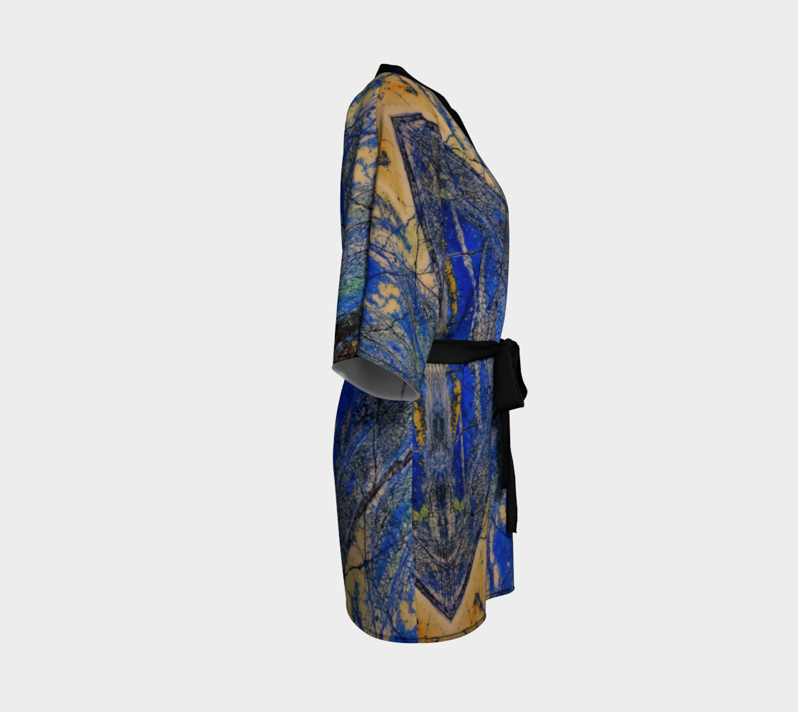Kimono Robe: Azurite and Malachite Siberia