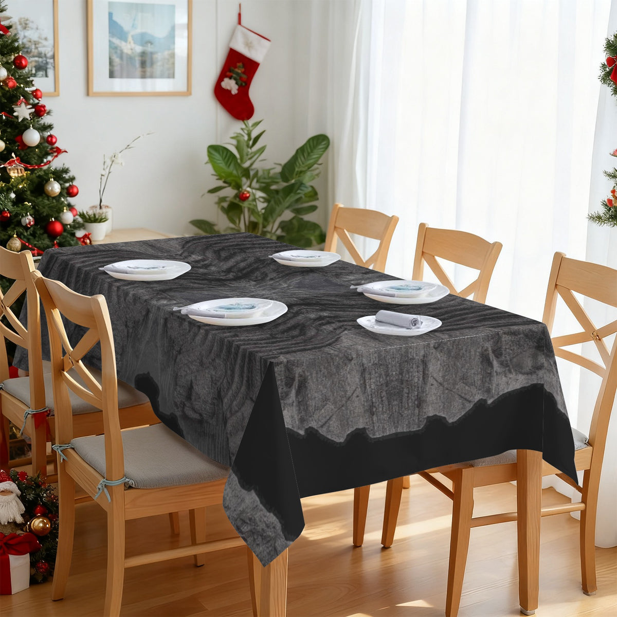 Tablecloth: Charcoal — Washington — Original Color