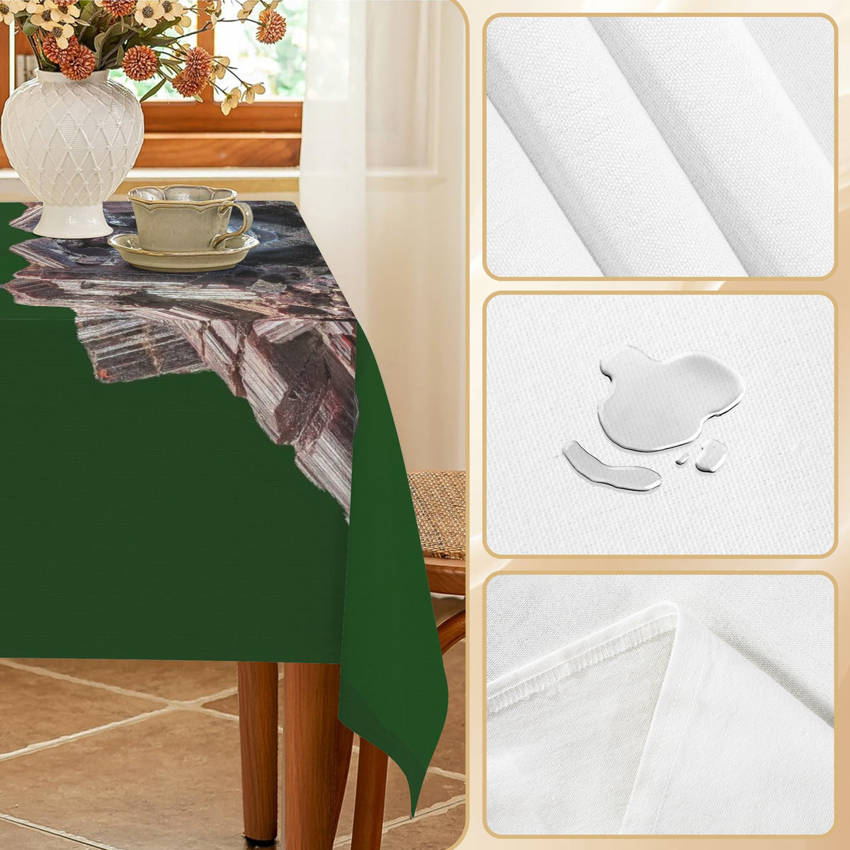 Tablecloth: Rutile — South Africa — Original Color---Very Fine