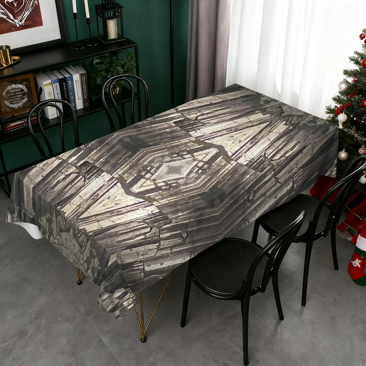 Tablecloth: Ferberite — Panasqueira Mines, Portugal — Original Color