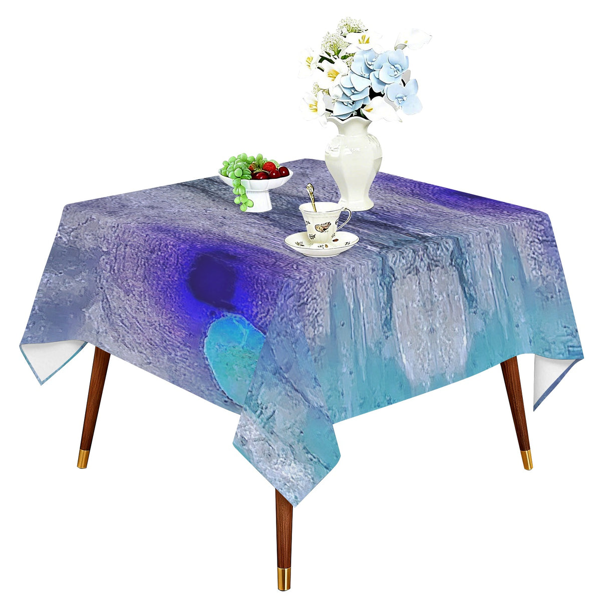 Tablecloth: Muscovite, with Garnet — Spruce Pine, Mitchell County, USA — Inverted Color