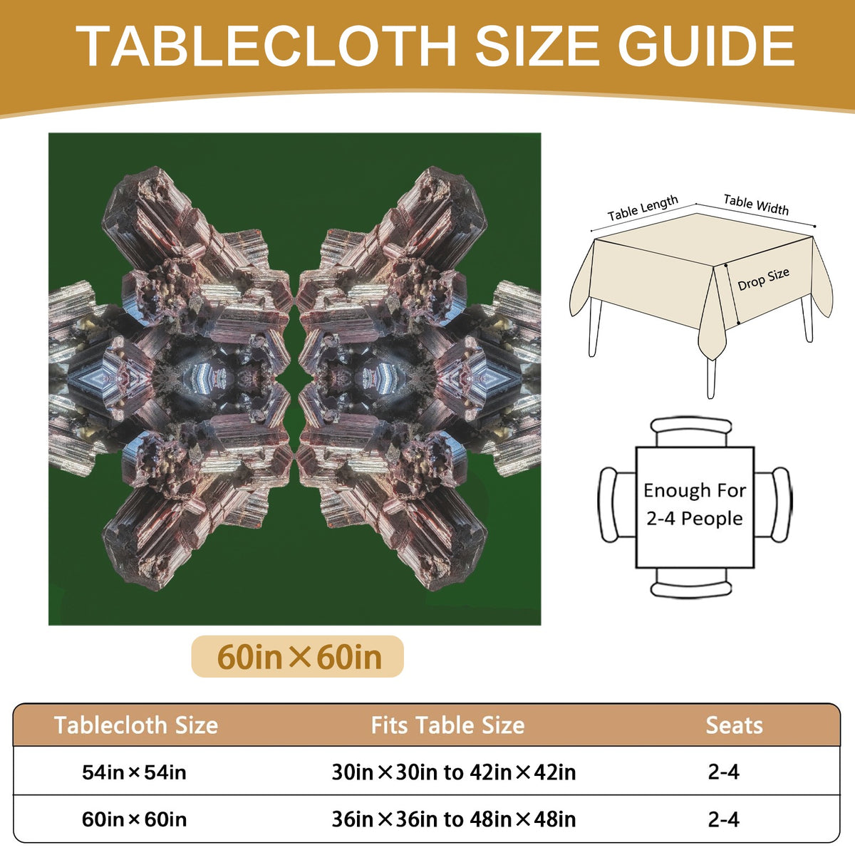 Tablecloth: Rutile — South Africa — Original Color