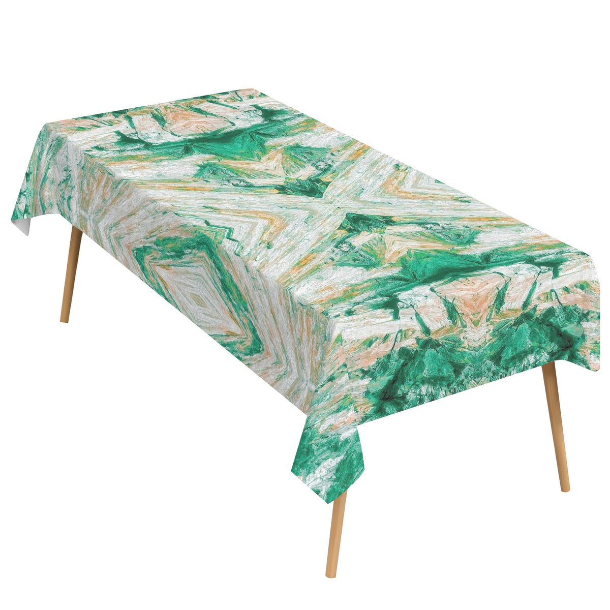 Tablecloth: Malachite — Blue Wing Mine, Granville County, North Carolina — Original Color