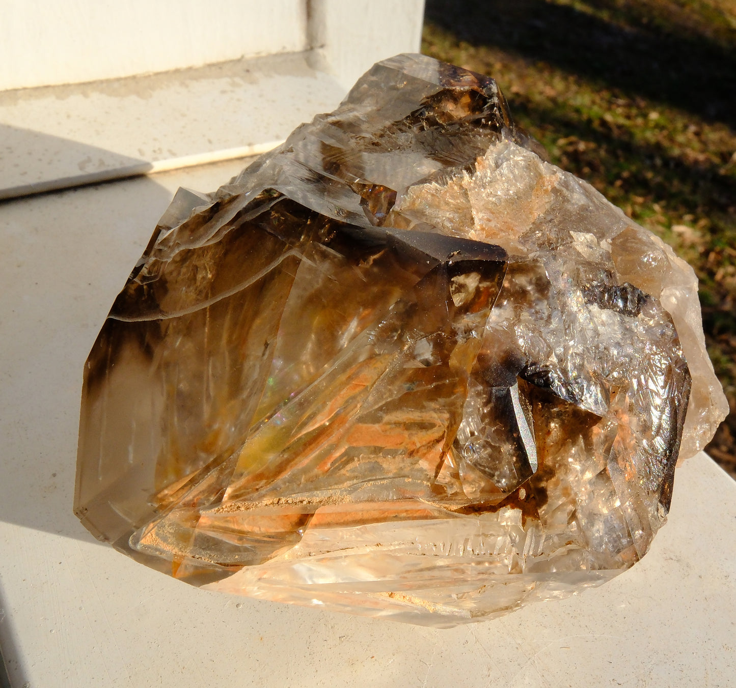 4 LONG SCARF Quartz, Mud Included, Hiddenite, Alexander County, North Carolina, USA, ORIGINAL Color