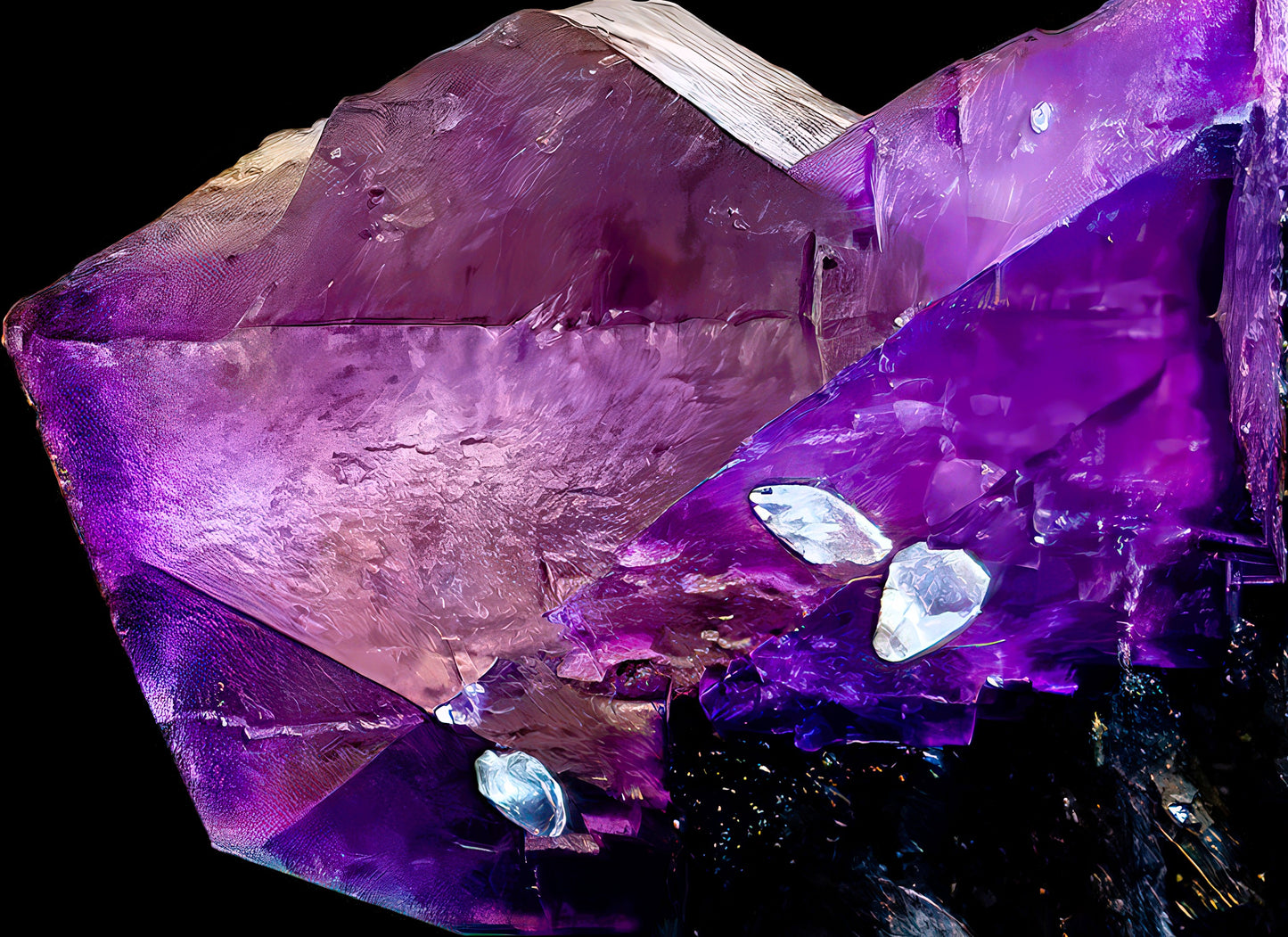 Address Book: Fluorite, with Sphalerite, Elmwood, Tennessee, Original Color