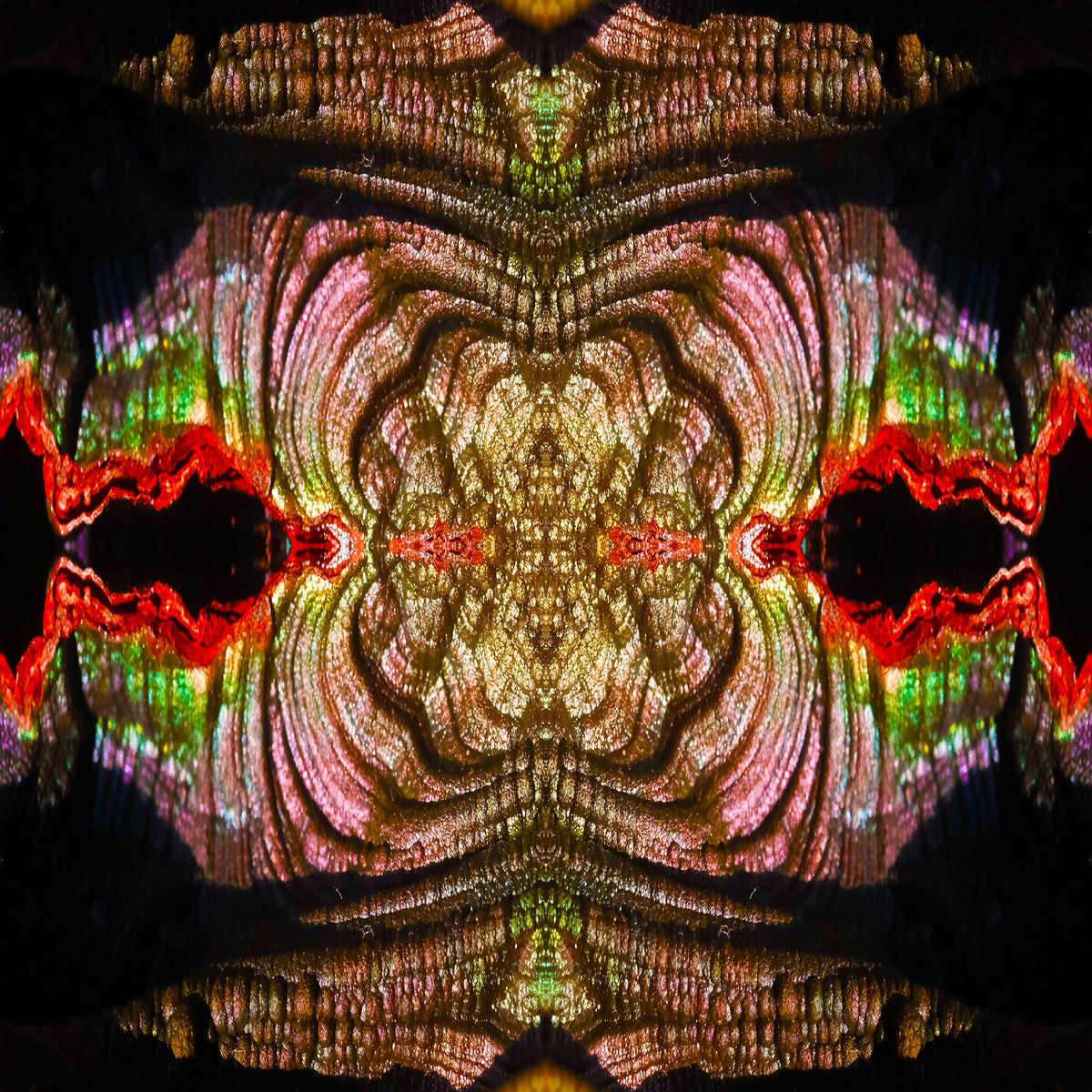 Tablecloth: Turgite, Iridescent Hematite, — Graves Mountain, Georgia, USA — EX Robert Plant — Original Color