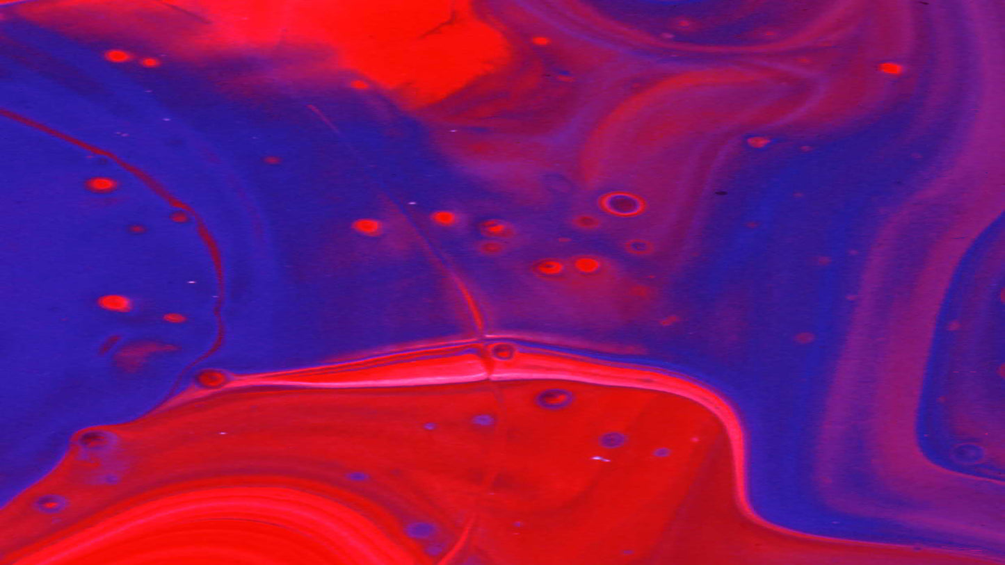 Toluidine Red dispersing in Cal-Tone Paints'  Iron Blue