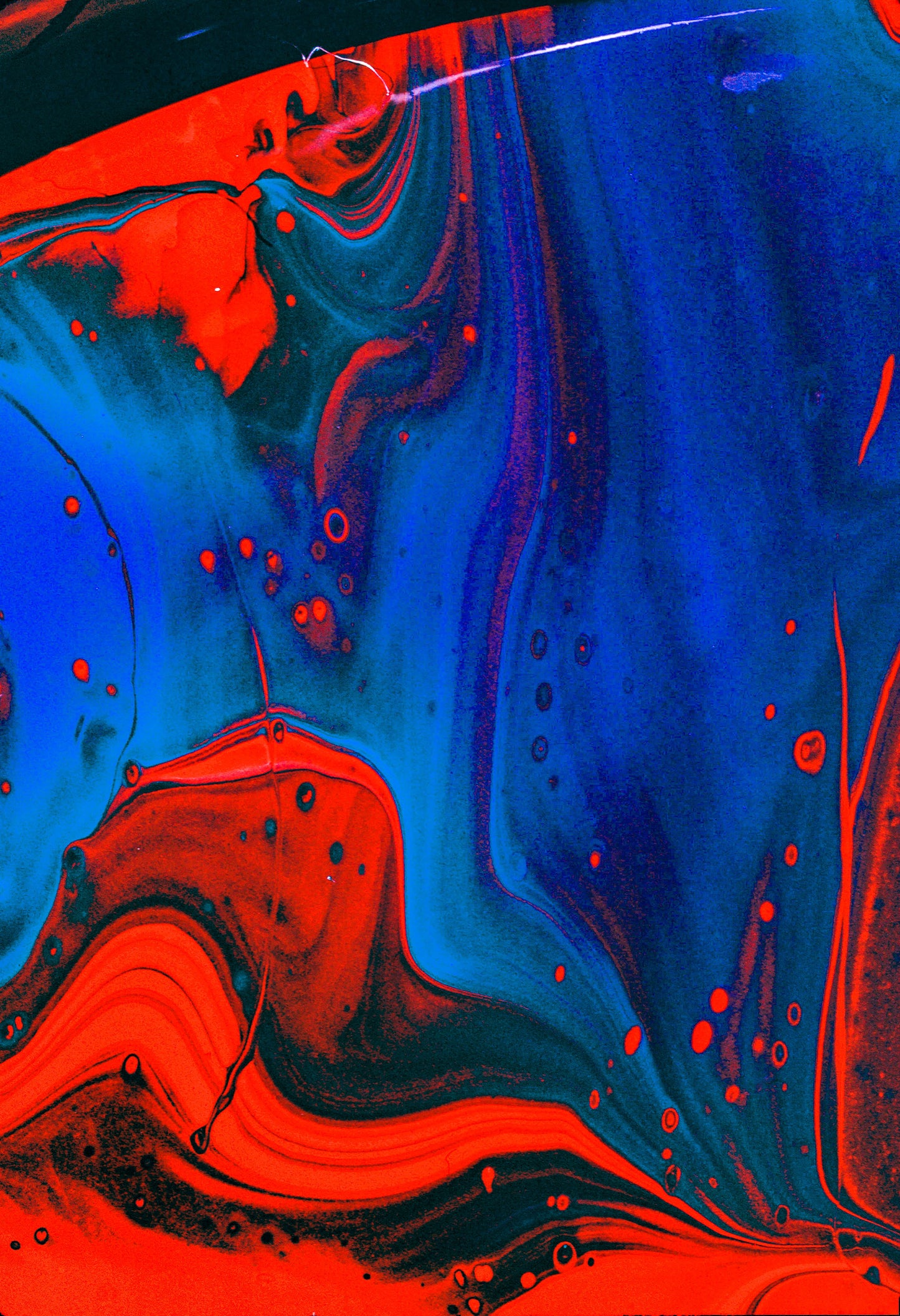 Tee Shirt: H Color dispersing in Cal-Tone House Paint